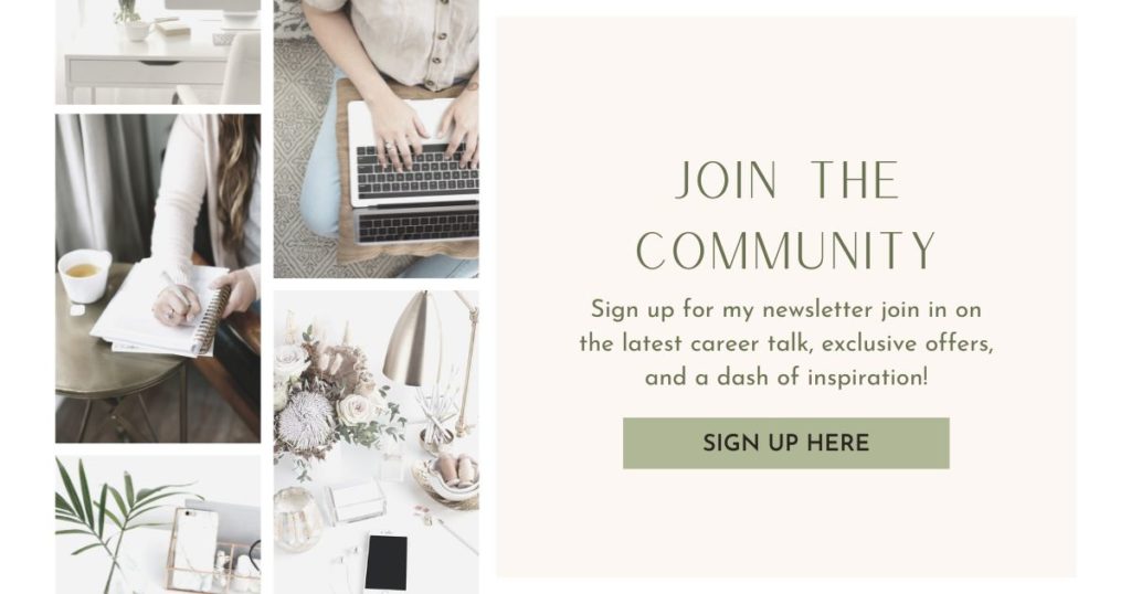 Sign up for my email newsletter | Flourish Careers
