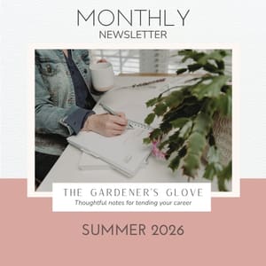 Spaciousness is In Season || Flourish Careers || Newsletter blog featured image